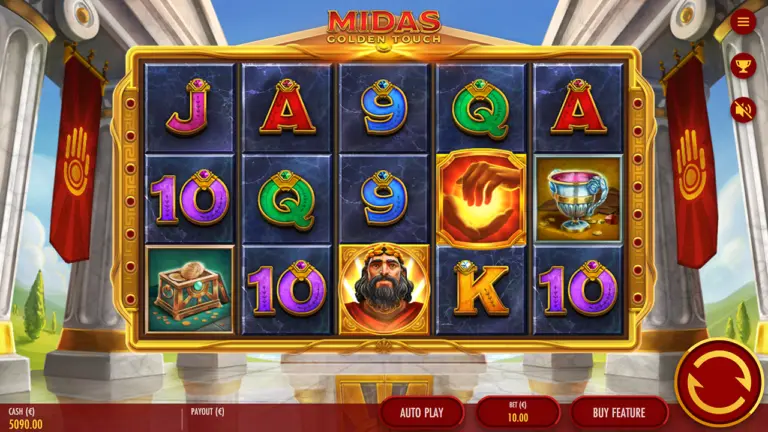 Midas Golden Touch Slot - Interface - alibaba668