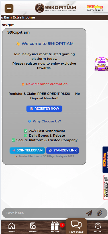 99Kopitiam - Livechat - alibaba66m