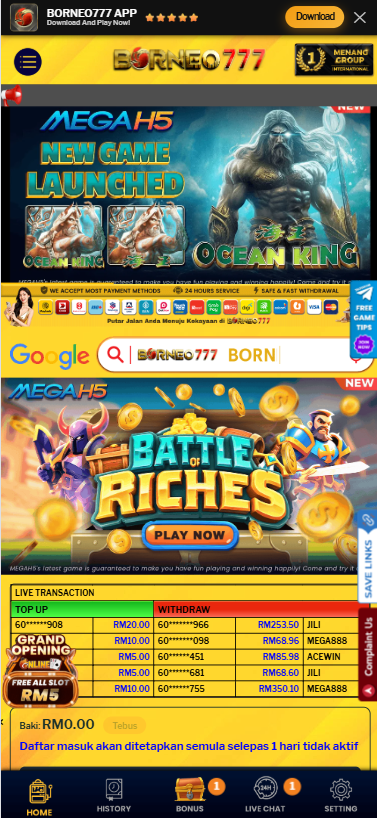 Borneo777 - Homepage - alibaba66m