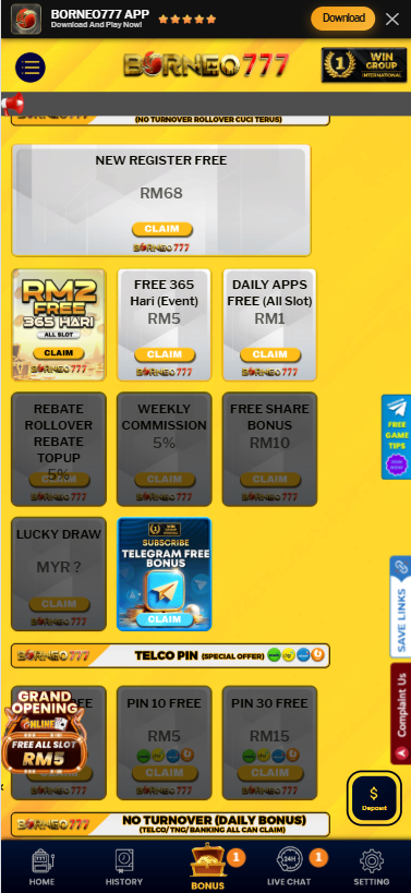 Borneo777 - Promotion - alibaba66m