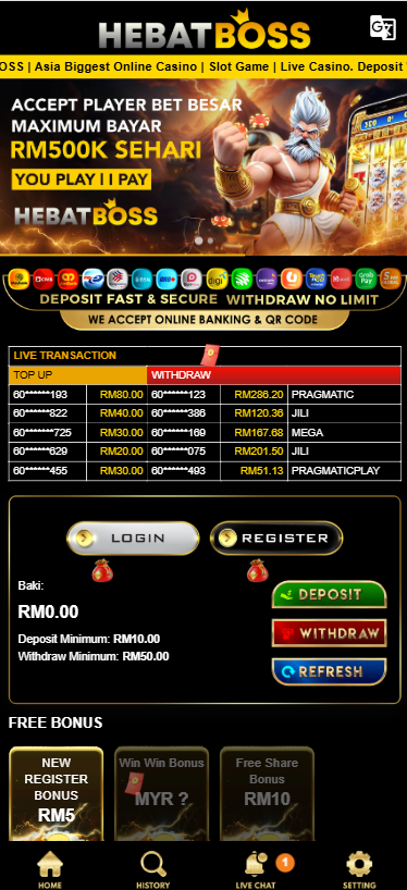 Hebatboss - Homepage - alibaba66m