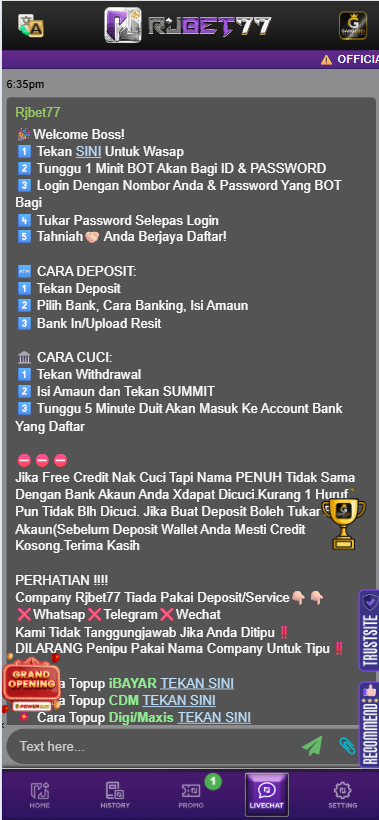 RJBET77 - Livechat - alibaba66m