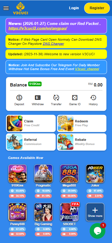 V3Cuci - Homepage - alibaba66m